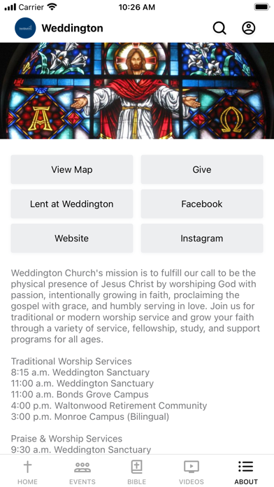 Weddington United Methodist Screenshot