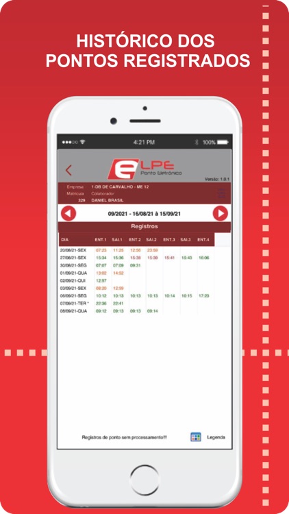 LPE-Mobile Registro de Ponto