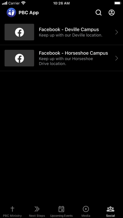 PBC Ministry Screenshot