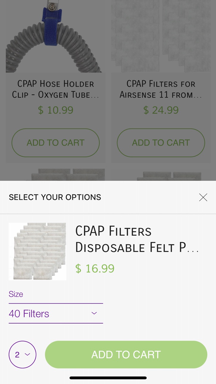 iPhone screenshot