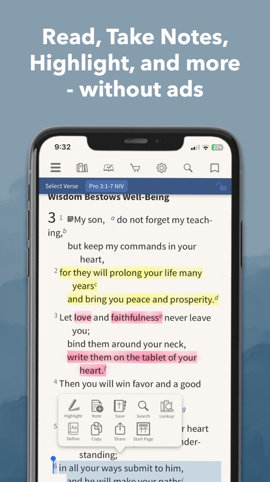 #1. NIV Bible App + (iOS) 由: Gospel Technologies LLC