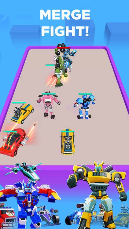 Merge Robot Master: Car Games screenshot-5