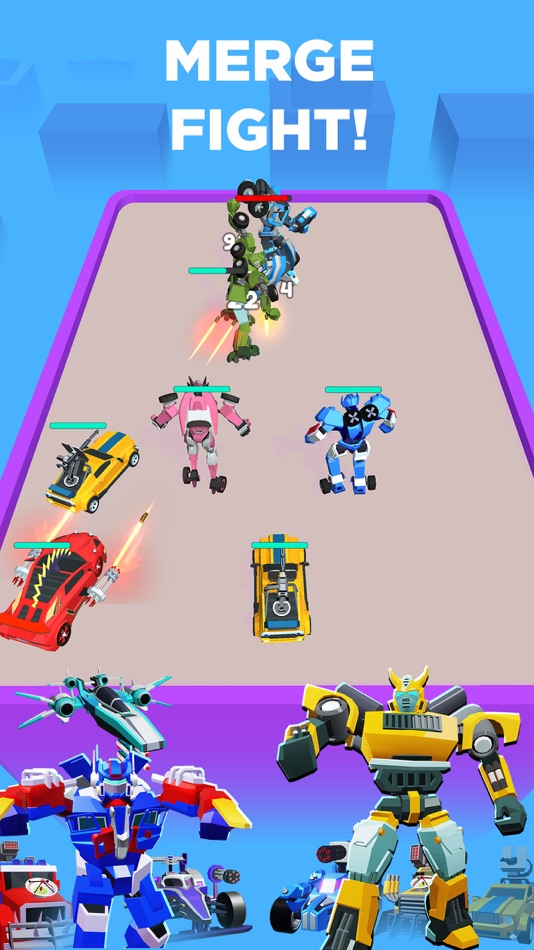 #6. Merge Robot Master: Car Games (iOS) 由: ICEBEAR., JSC