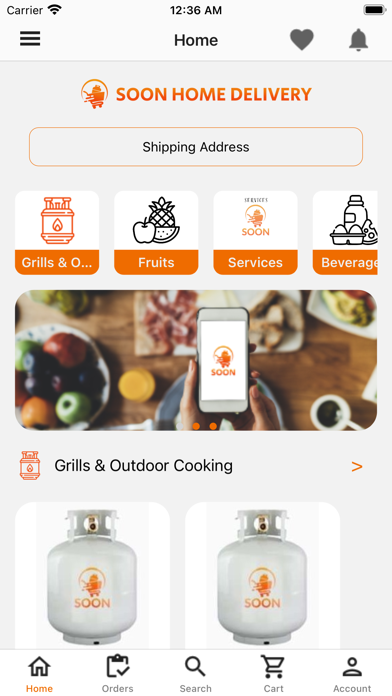 Soon Home Delivery Screenshot