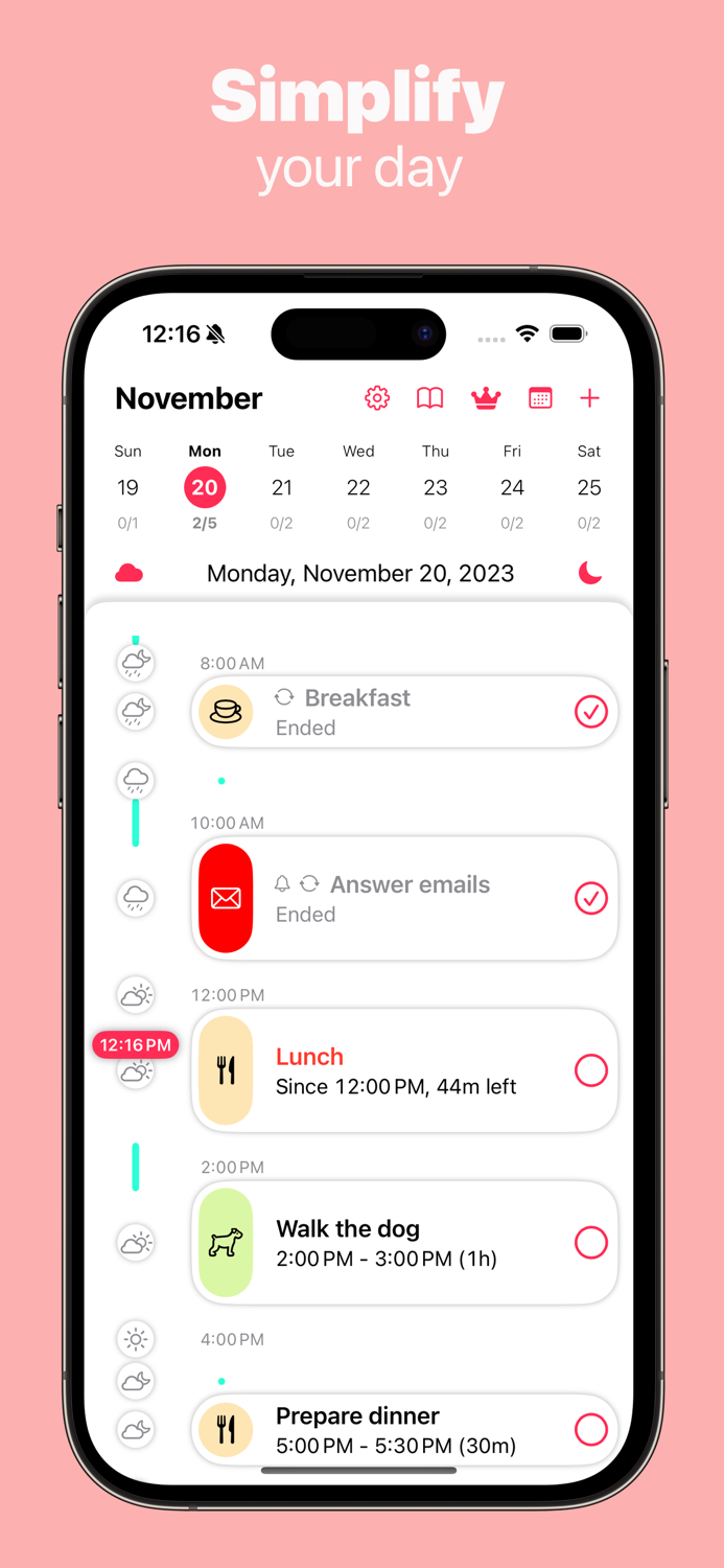 Dayline - Daily Visual Planner