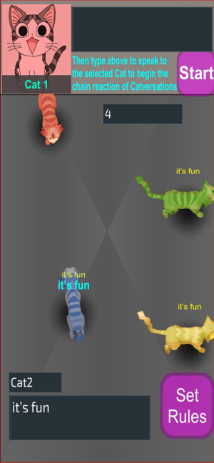 Cat Botz - Talking Cat Game Screenshot