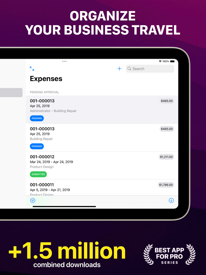 Time and Expense Center
