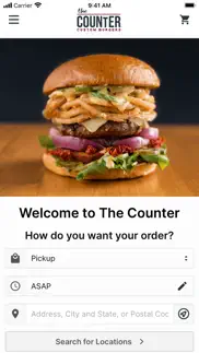 the counter burger iphone screenshot 1