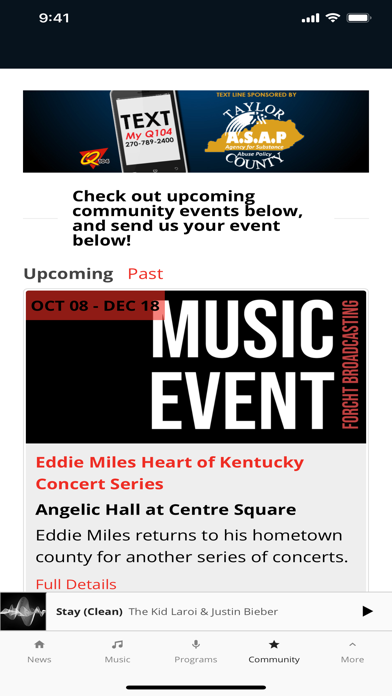 WCKQ FM, My Q 104.1 Screenshot