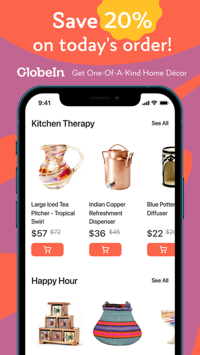 GlobeIn: Artisan Home Goods Screenshot