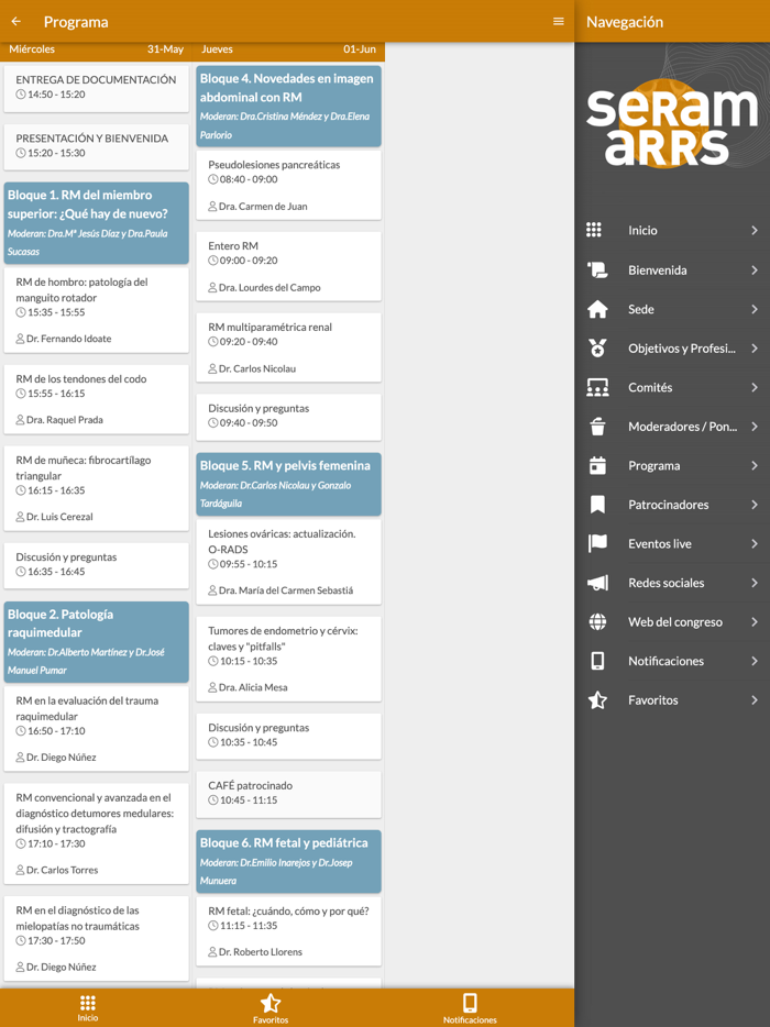 III Jornadas SERAM - ARRS