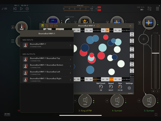 Screenshot #5 pour BounceBud Physics Based MIDI