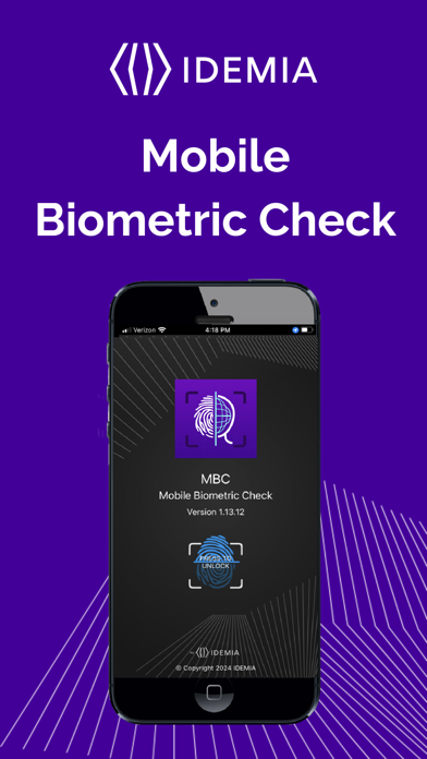 IDEMIA Mobile Biometric Check Screenshot