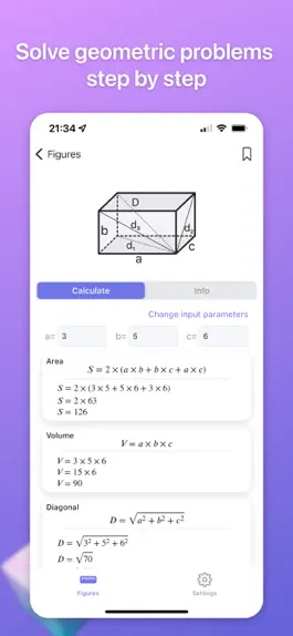 Game screenshot Geometry Solver: Calculator apk