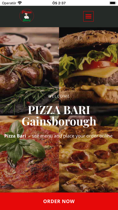 Pizza Bari Gainsborough Screenshot