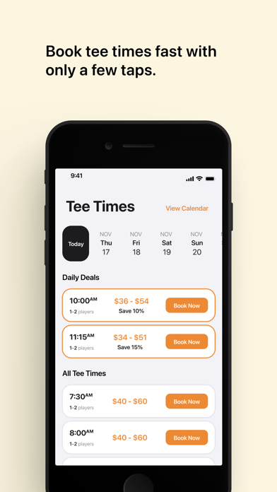 Gold Canyon Tee Times Screenshot