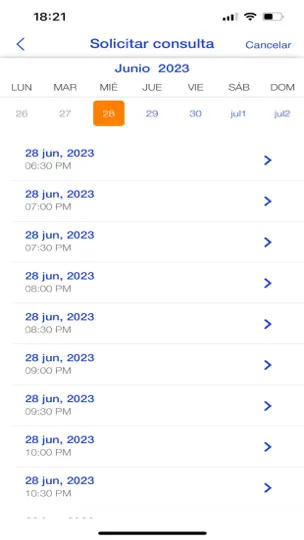 Captura de pantalla de Cigna Wellbeing™ en iPhone 4