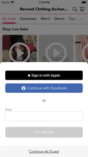 revived clothing exchange iphone screenshot 1