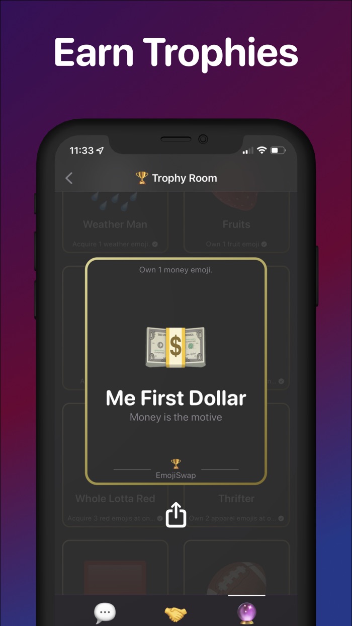 EmojiSwap - trade chat win