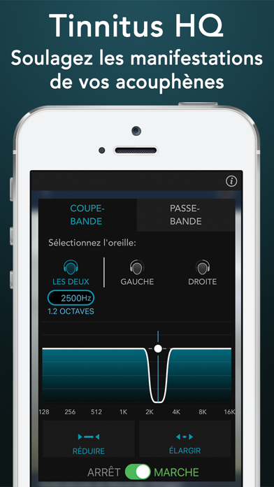 Screenshot #1 pour Acouphènes HQ - Tinnitus