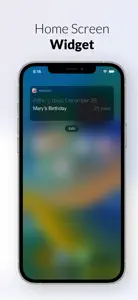 Birthday Countdown + Reminder screenshot #5 for iPhone