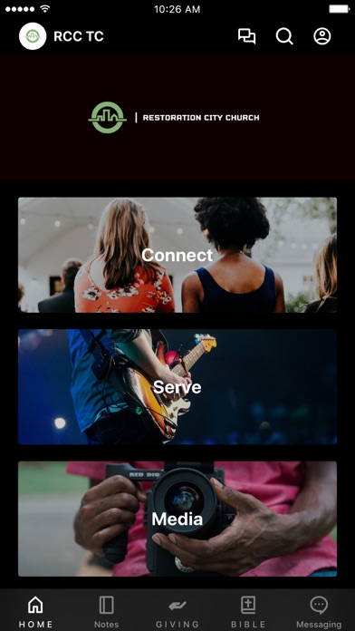 Restoration City Church TC Screenshot
