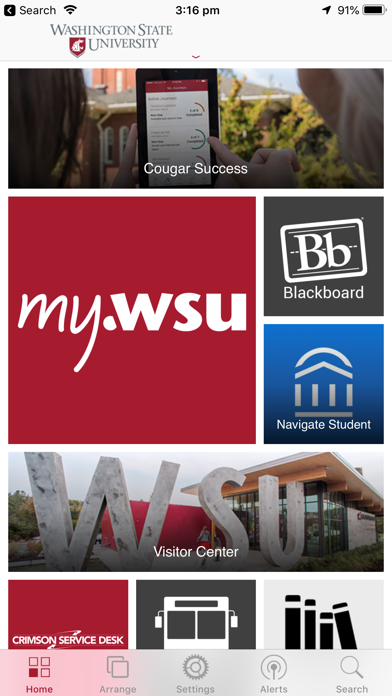 WSU Mobile Screenshot