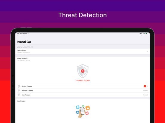 Ivanti Go iPad app afbeelding 5