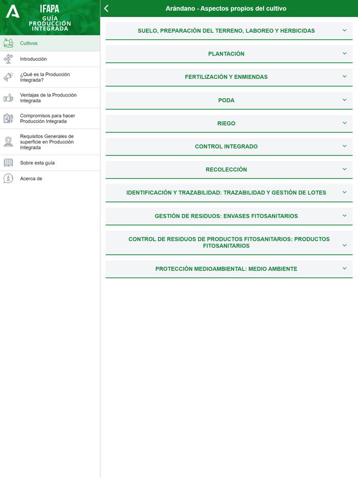 IFAPA Producción Integrada