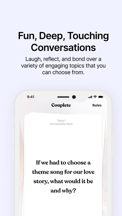 Couplete: Couple Conversations Screenshot