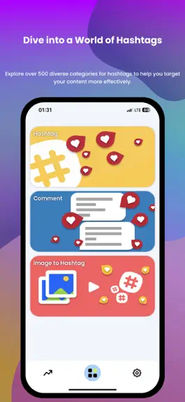 Game screenshot Hashtag AI:#Gen & Comment Tool apk