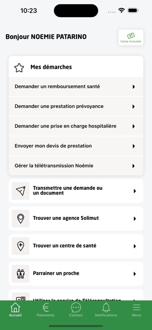 Solimut Mutuelle de France dans l'App Store