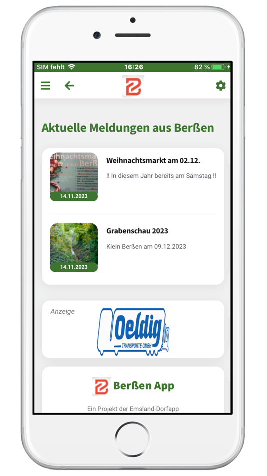 #3. Berßen App (iOS) By: Frank Reiling