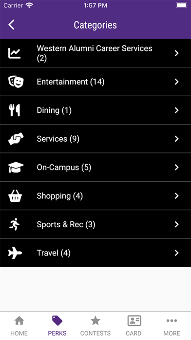 WesternU Alumni PURPLE PERKS Screenshot