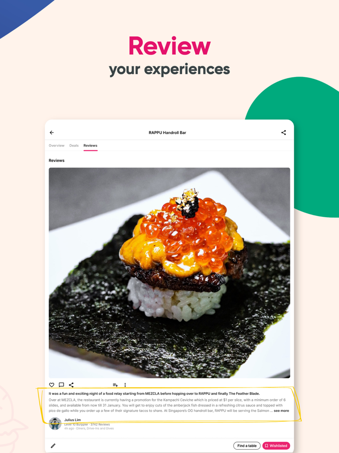 Burpple - Food Reviews and Deals