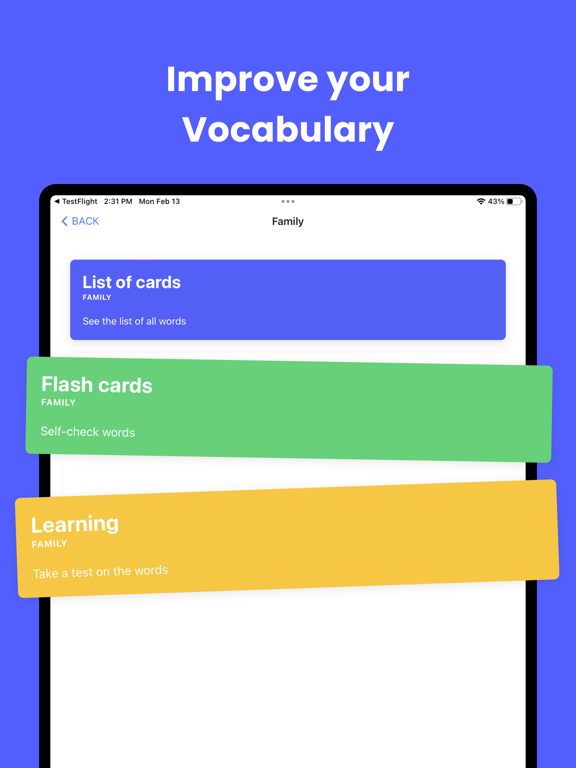 Screenshot #5 pour Learn English: Vocabulary Pro