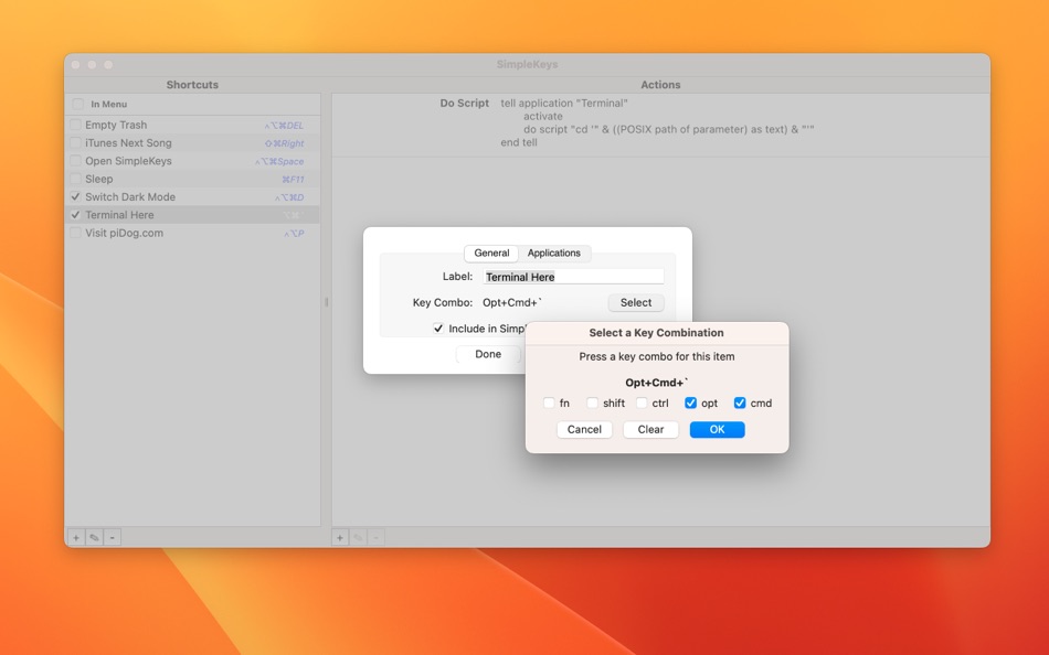 #2. SimpleKeys (macOS) 게시자: piDog Software