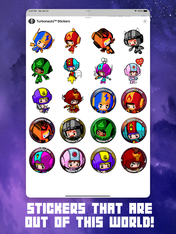 Screenshot #4 pour Turbonauts™ Stickers