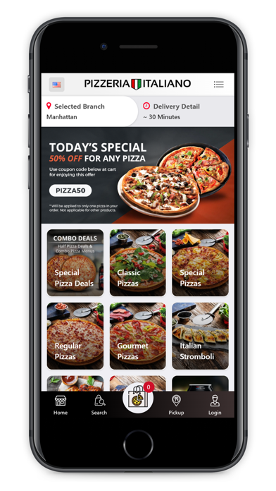 Pizzeria Italiano Screenshot