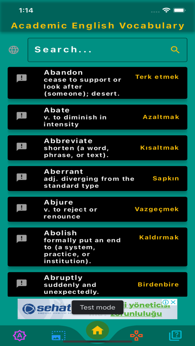 Academic English Screenshot
