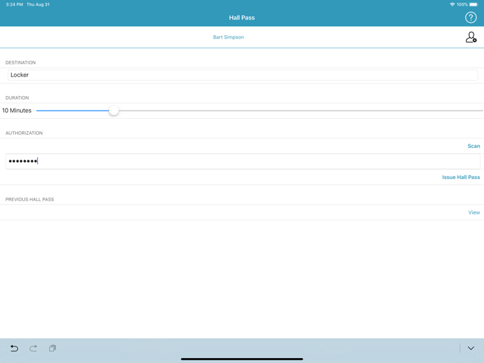 Hall Pass by Appazur