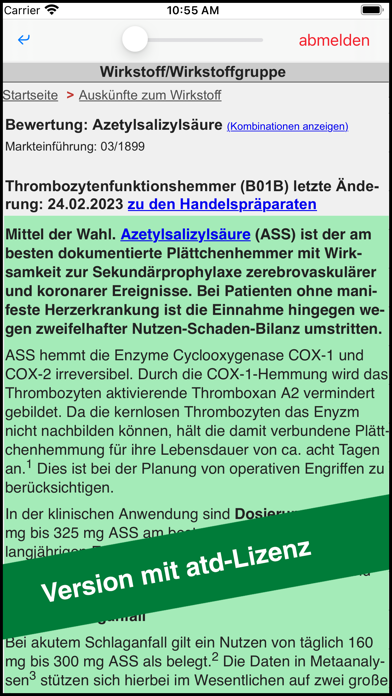 arznei-telegramm & atd Screenshot