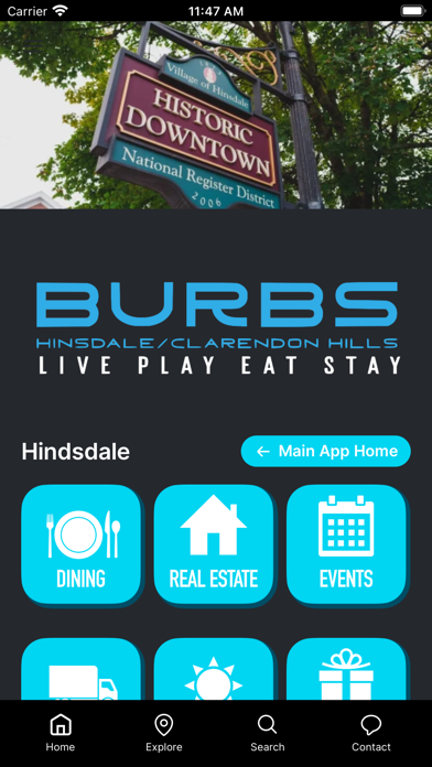 Burbs App Screenshot