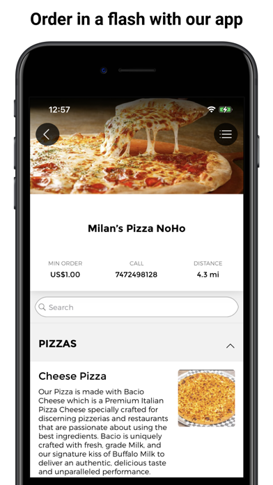 Milan’s Pizza NoHo Screenshot