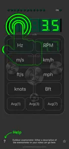 DIY Anemometer (Wind Meter) screenshot #2 for iPhone