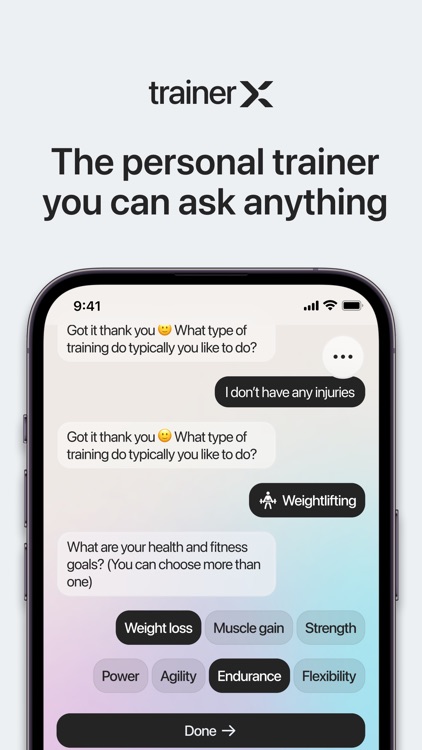 trainerX - AI Personal Trainer