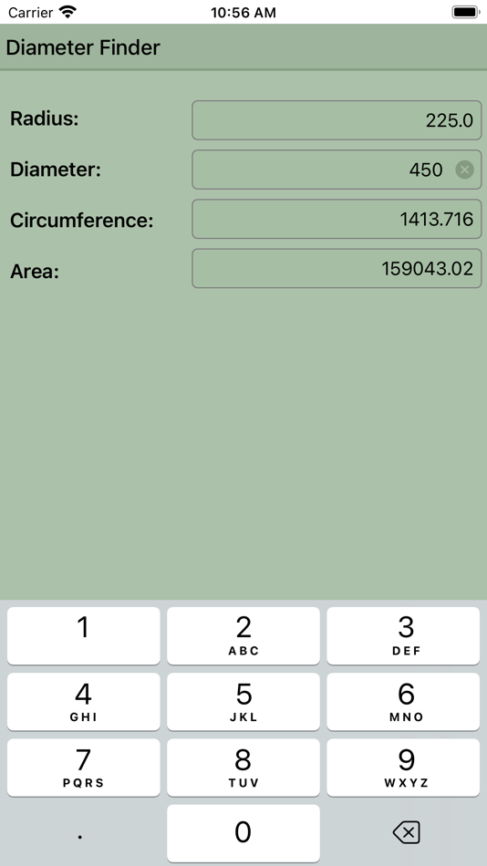 #3. Diameter Finder - Circle Calc (iOS) 由: Krzysztof Gwiazda
