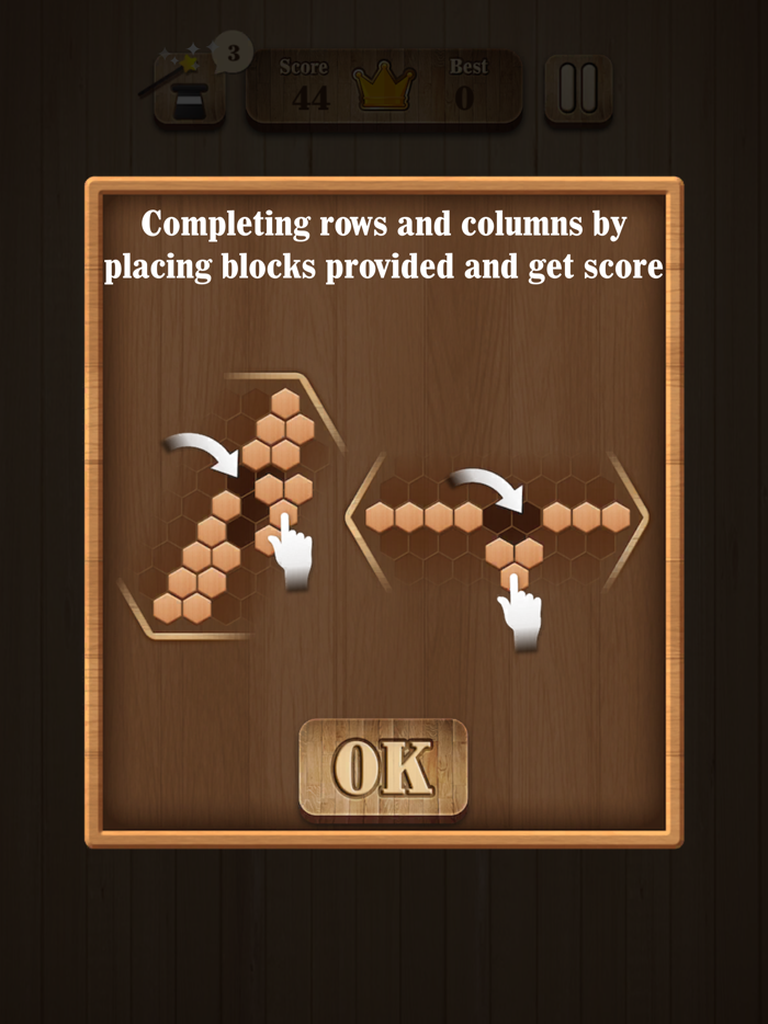 Woodytris Hexa Puzzle