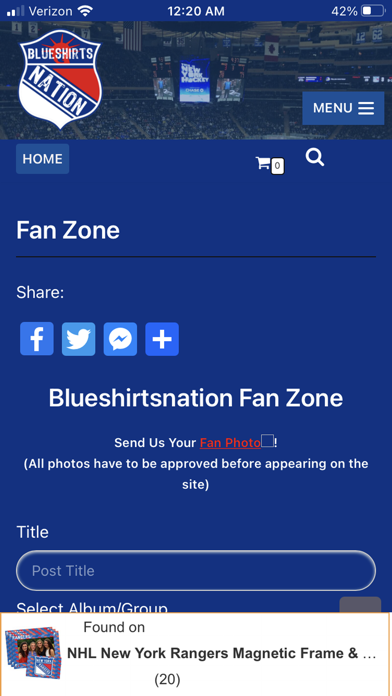 BlueshirtsNation Screenshot