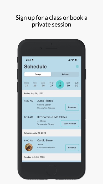 Peakland Pilates Studio Screenshot